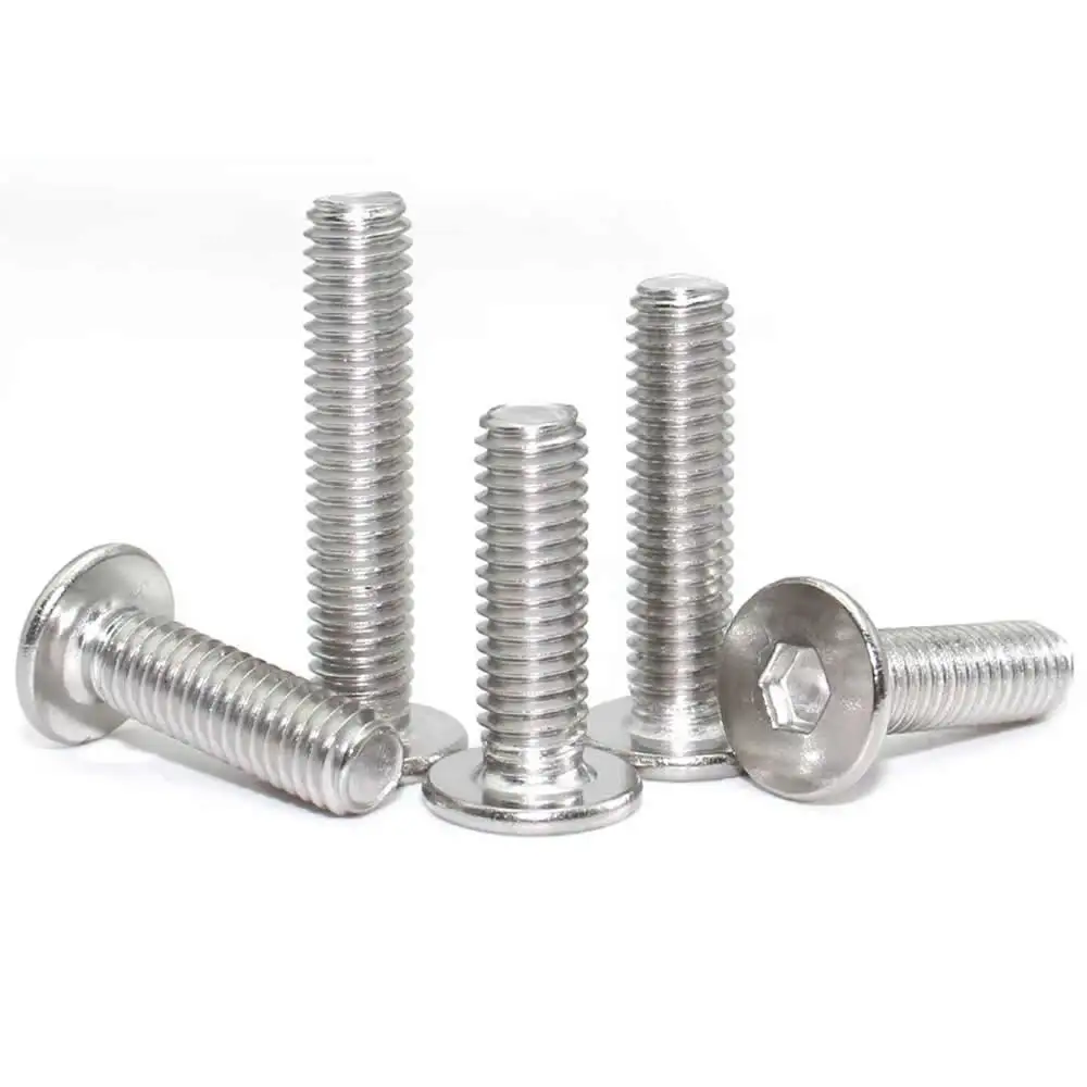 5-50 قطعة M1.6 M2 M2.5 M3 M4 M5 M6 M8 304 الفولاذ المقاوم للصدأ سم رقيقة جدا شقة رئيس الانظار C-الرئيس مسدس المقبس مسامير