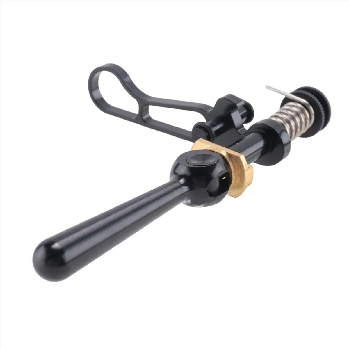 【CYBER MONDAY】Titanium Axle Bike Seatpost Clamp for Folding Bike Bicycle Seat Post Quick Release Clamp for 3SIXTY Black