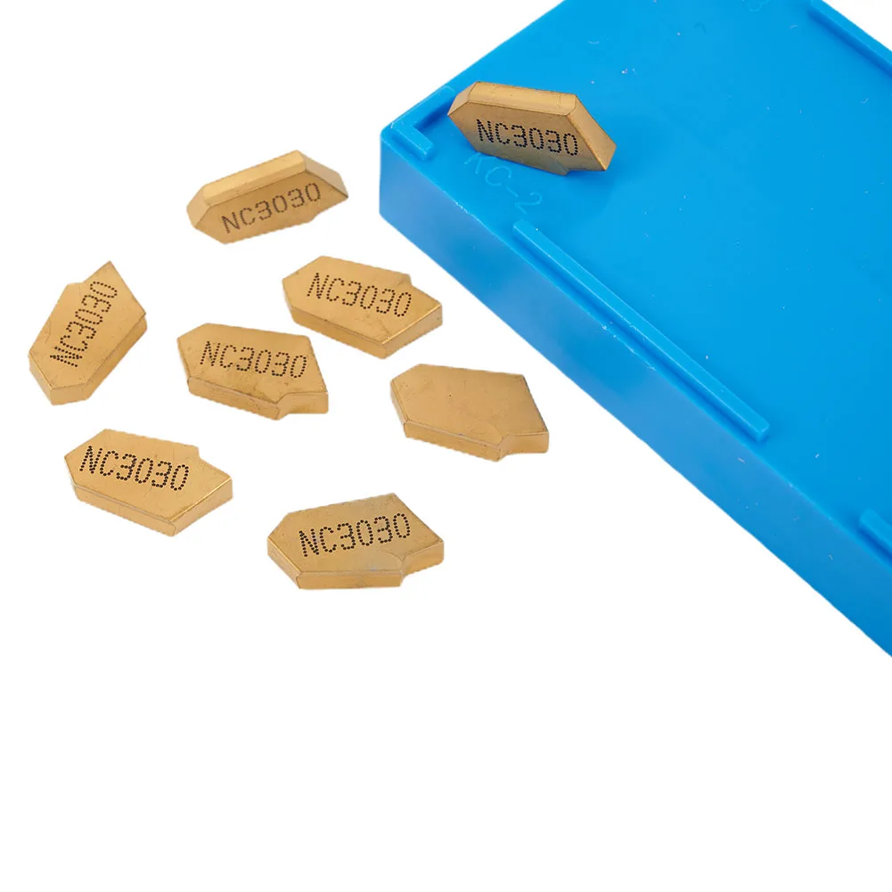 

Accessory Insert Industry Business Workholding Wear-resistant Strong Shock Resistance Steel YBC251 10Pcs 3mm GTN-3