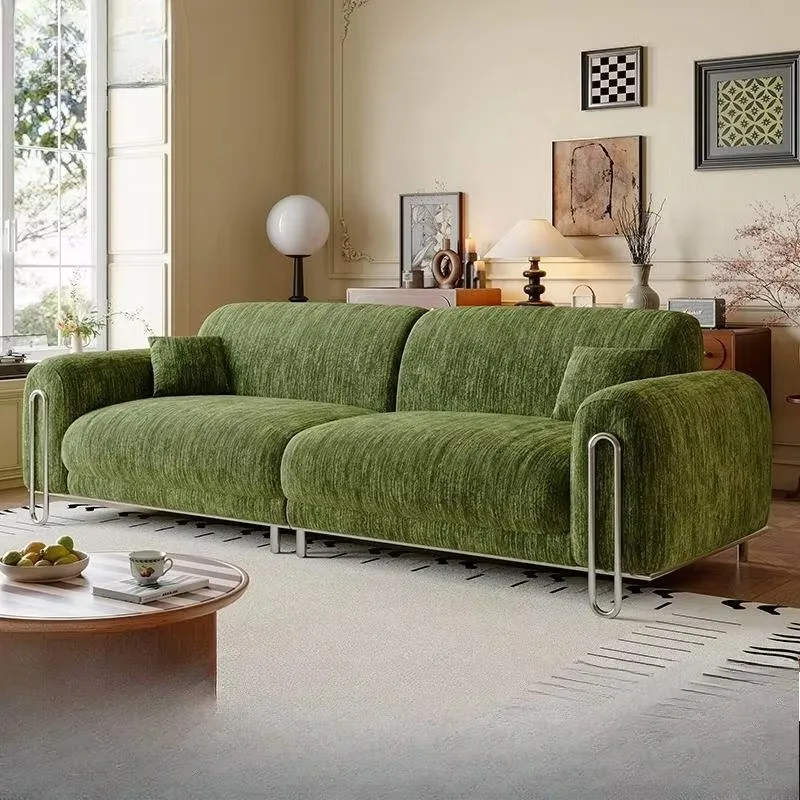 Italian Designer Living Room Sofas Green European Lazy Lounges Living Room Sofas Modern Luxury Banken Woonkamer Furniture Home