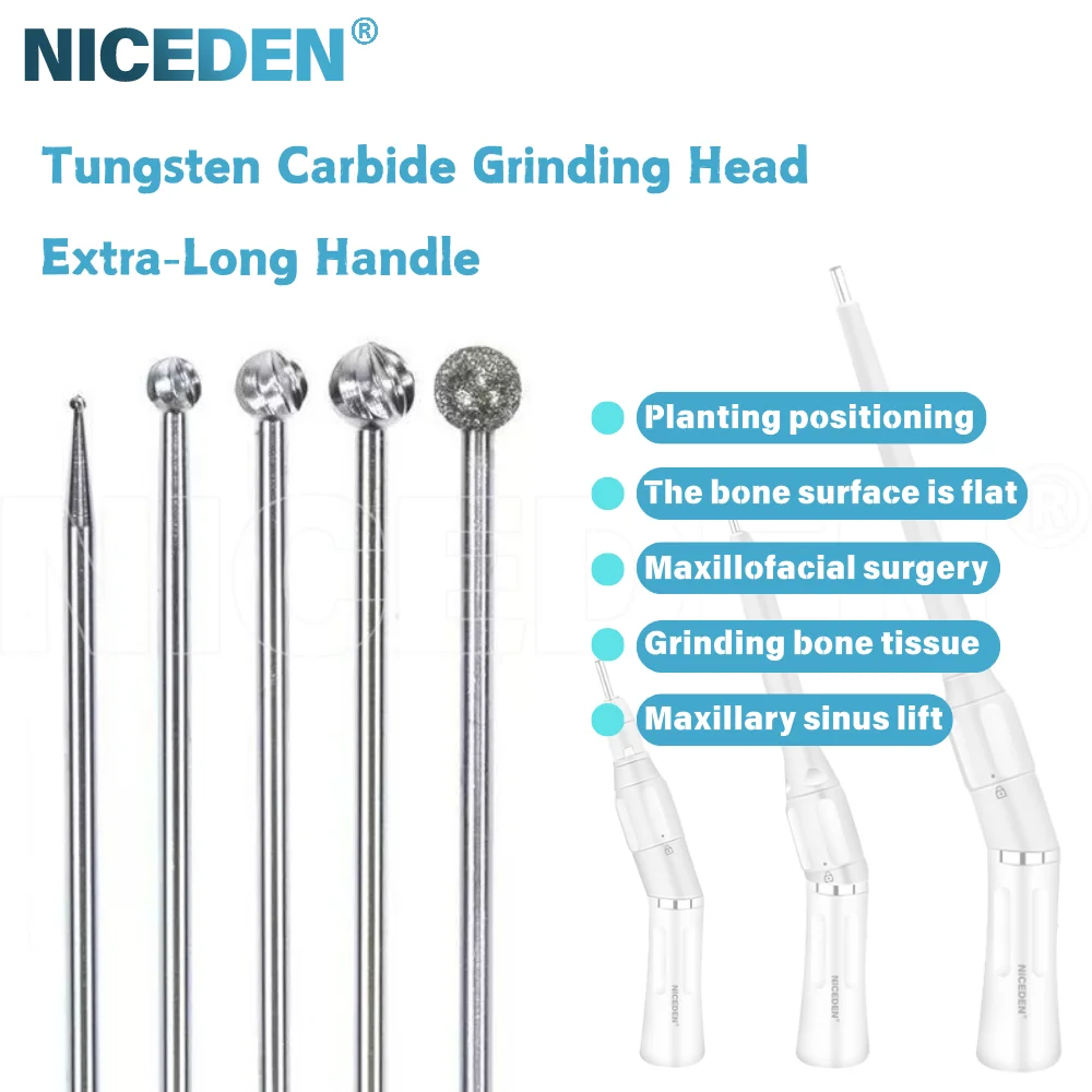 

Niceden Tungsten Turning Tools for Dental Implant Surgery 120-180mm Low Speed Straight Handpieces Sg Series Diamond Turning Tool