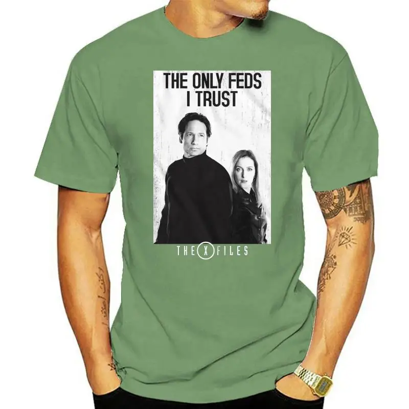 X-Files The Only Feds Black Adult T-Shirt