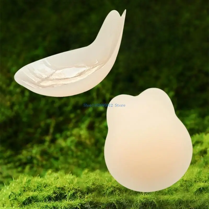N7YE Women Women Silicone Nipple Cover Facties Arbbit Ears Brabel Cover Bra for Dress #5