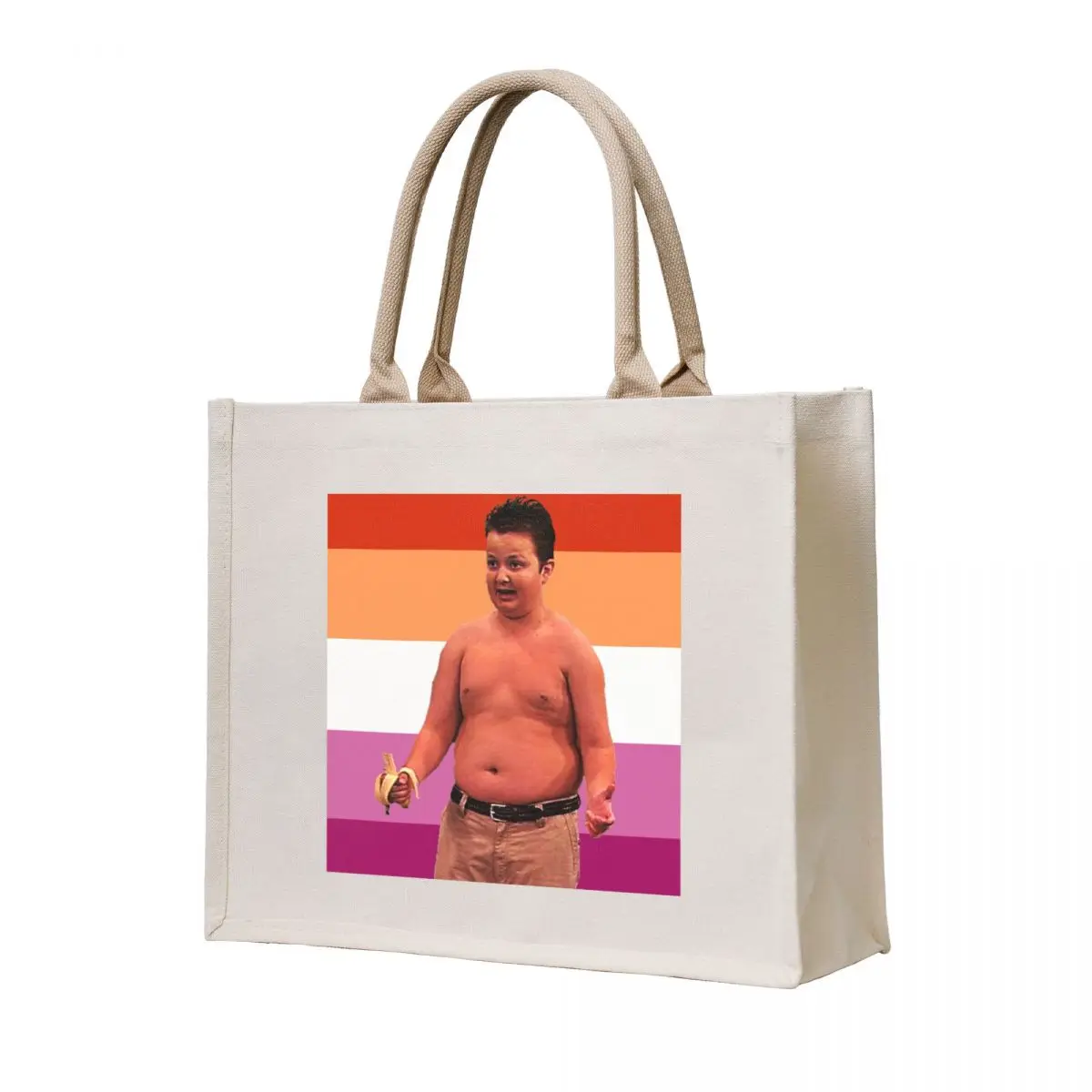 

Lesbian Flag Gibby Tote Bag Lady bag shopper bag woman shopping cart bags