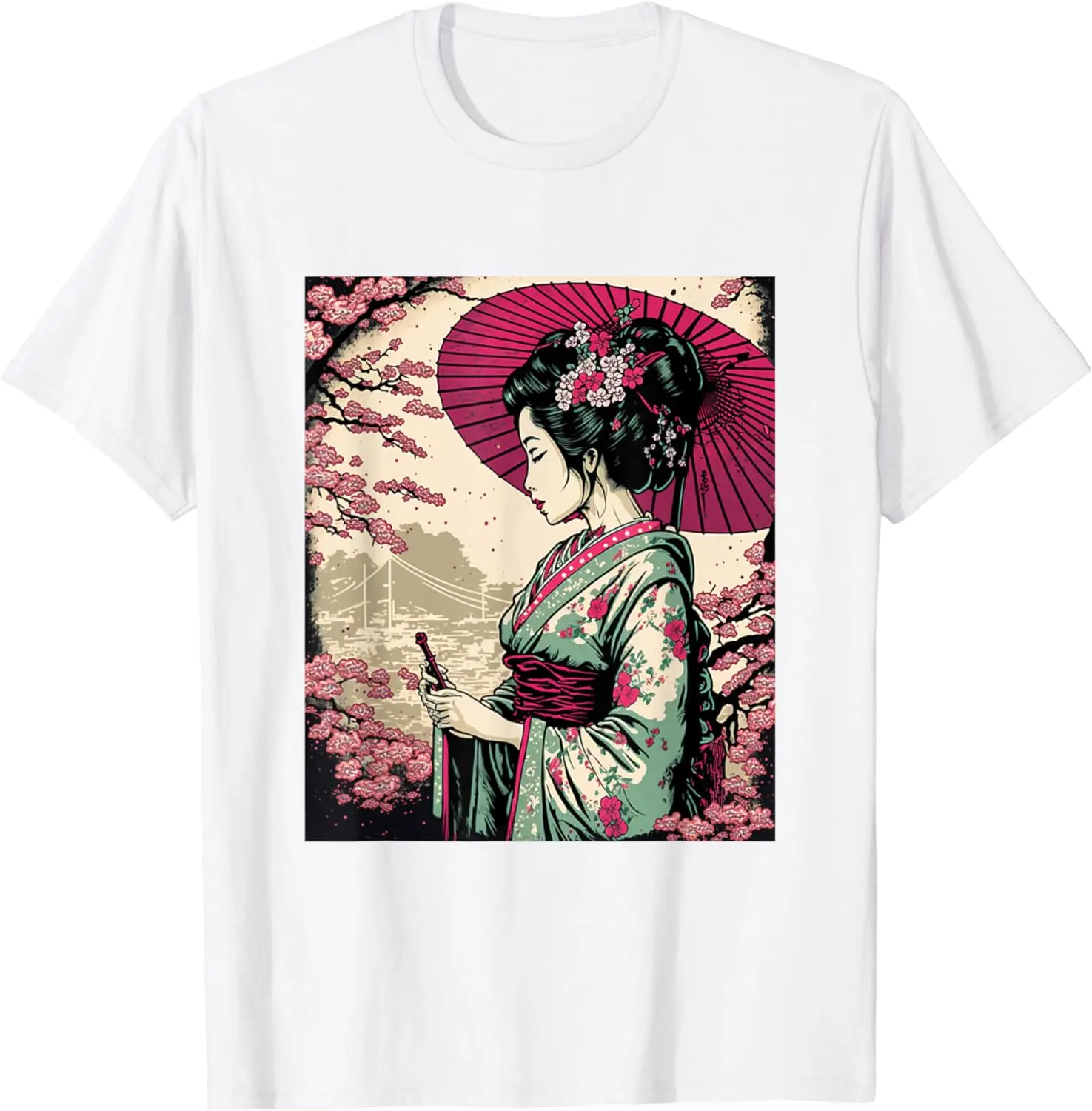 Classic Portrait Geisha T-Shirt