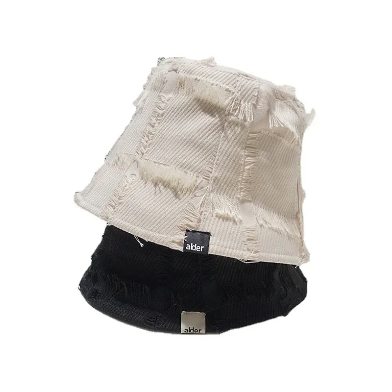 قبعة صياد كورية جديدة للربيع والصيف، نمط مصمم للأطفال، قبعة دلو مخصصة، وجه صغير، قبعة للحماية من الشمس،