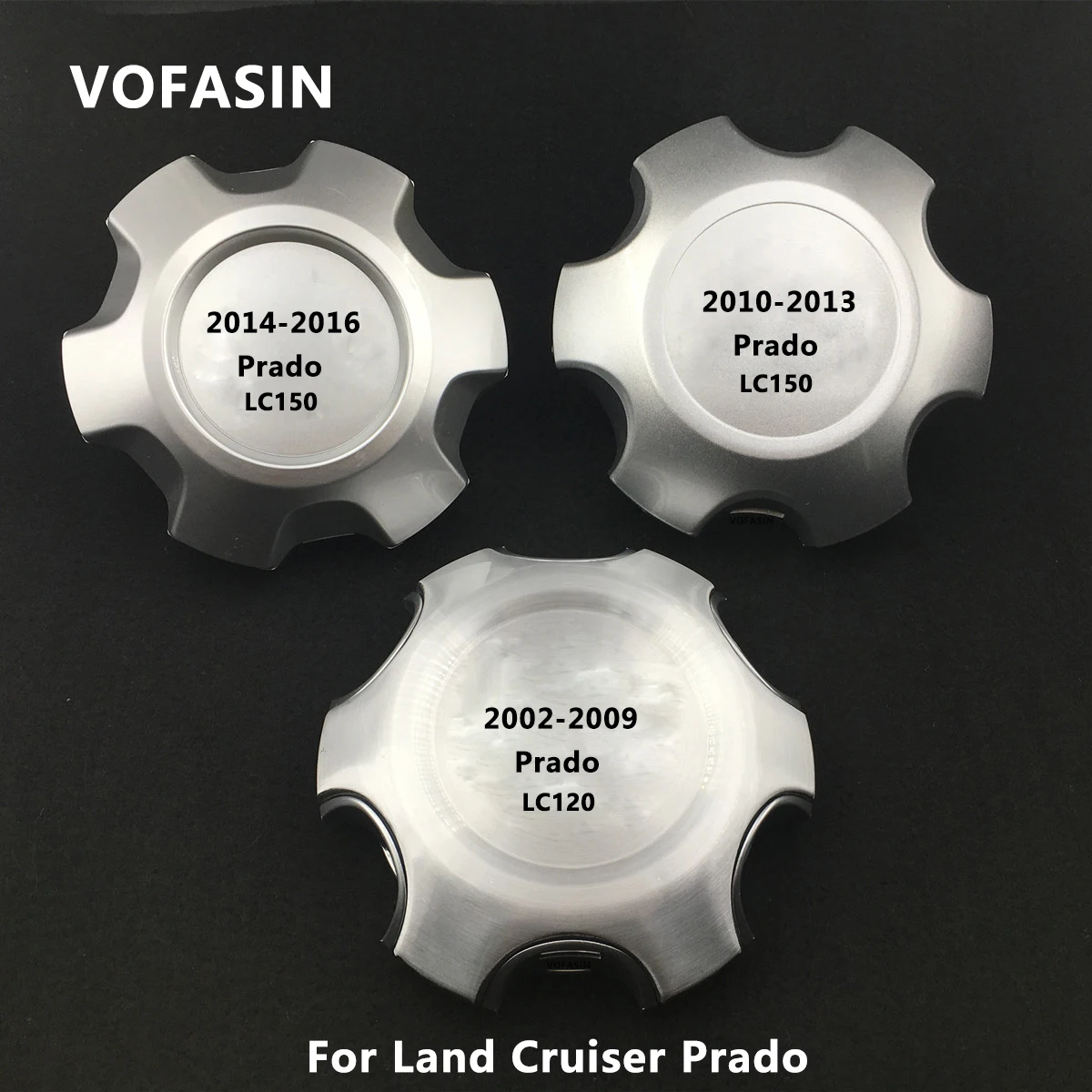 4Pcs Alloy Wheel Center Hub Cap Rim caps For Toyota Land Cruiser 2002-2018 Prado 120 TX VX 2700/4000 4.0L Studs With logo