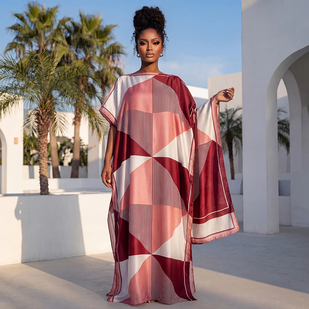 Xale Longo Feminino Dubai Fashion MUMU Design Seda Macia Acessório de Vestido de Festa de Verão Solto Abaya Africana MOOMOO