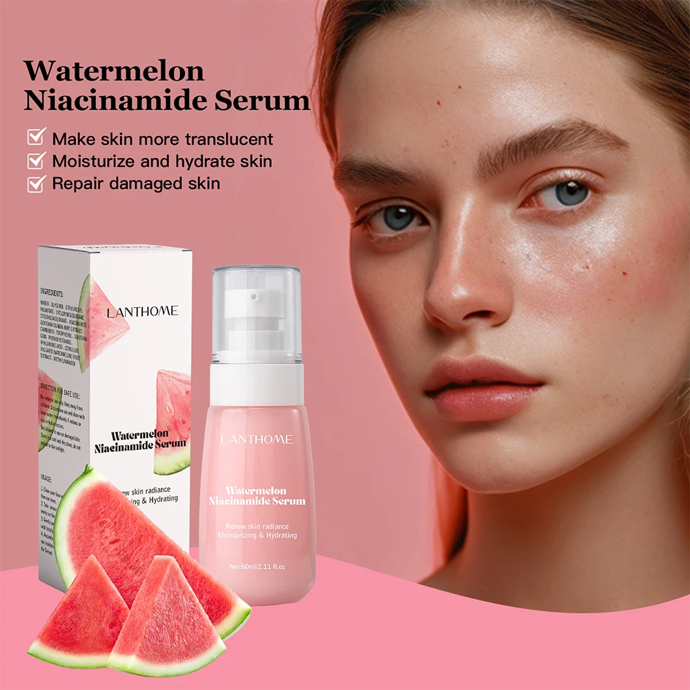 

Watermelon Nicotinamide Bulb Essence Glow Recipe Cosmetics Moisturizing Lotion Essence Whitening And Brightening Skin Makeup