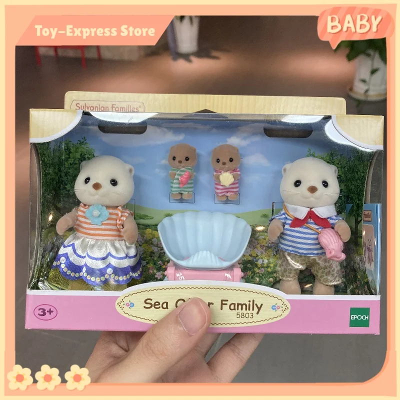 إكسسوارات عائلات سيلفانيان ألعاب أطفال بنات كاليكو كريترز مصغرة شخصيات كرتونية دمية ألعاب أطفال عائلة قضاعة البحر