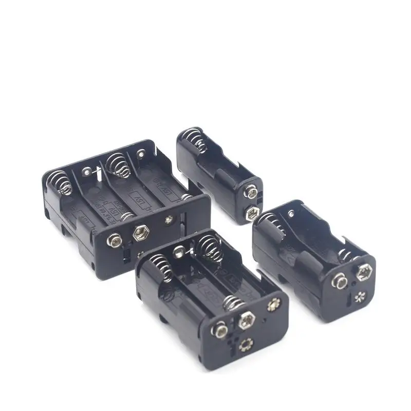 2/3/4/6/8 Slots LR06 Battery Holder Connector Storage School Physical Electrical Circuit Experiment Equipment Physics Teaching