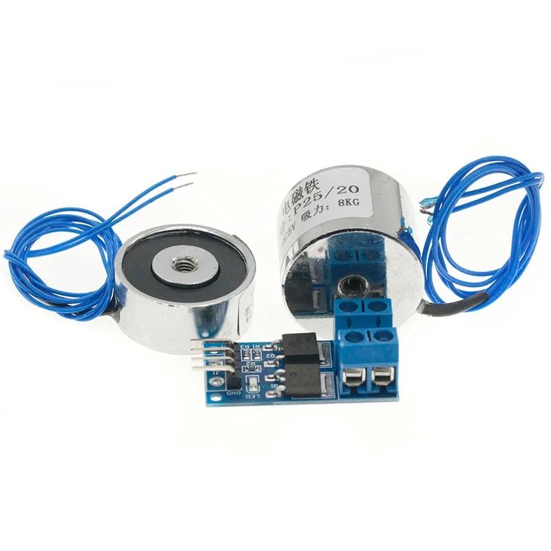 Electromagnet sensor module DC 5v voltage suction type large suction strong magnetic application ARDUINOsingle chip microcompute - view 3