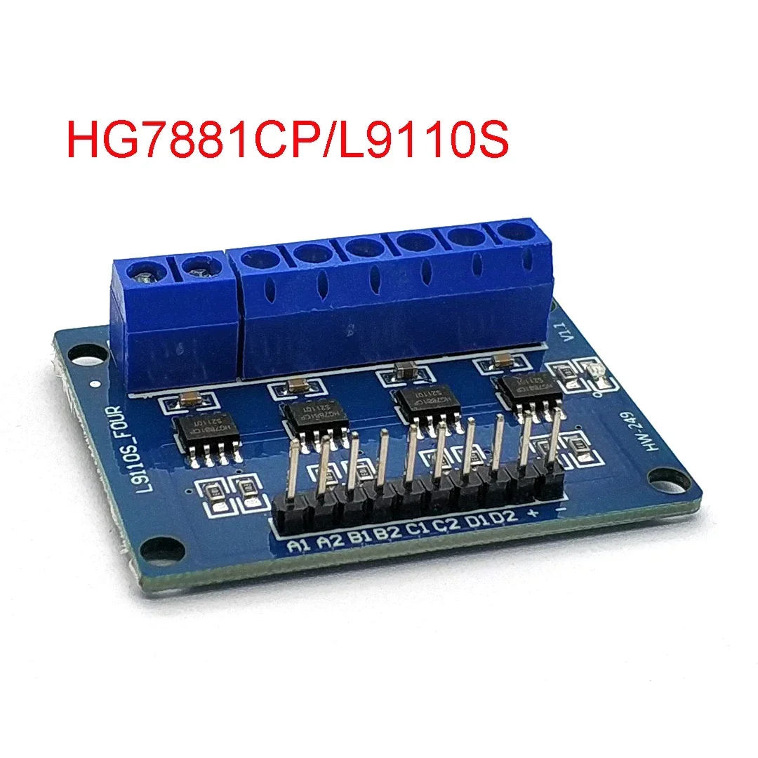 L9110 L9110S / HG7881 HG7881CP 4 Road Motor Driven Module for Arduino 4 Channel DC Stepper Motor Driver Board H Bridge