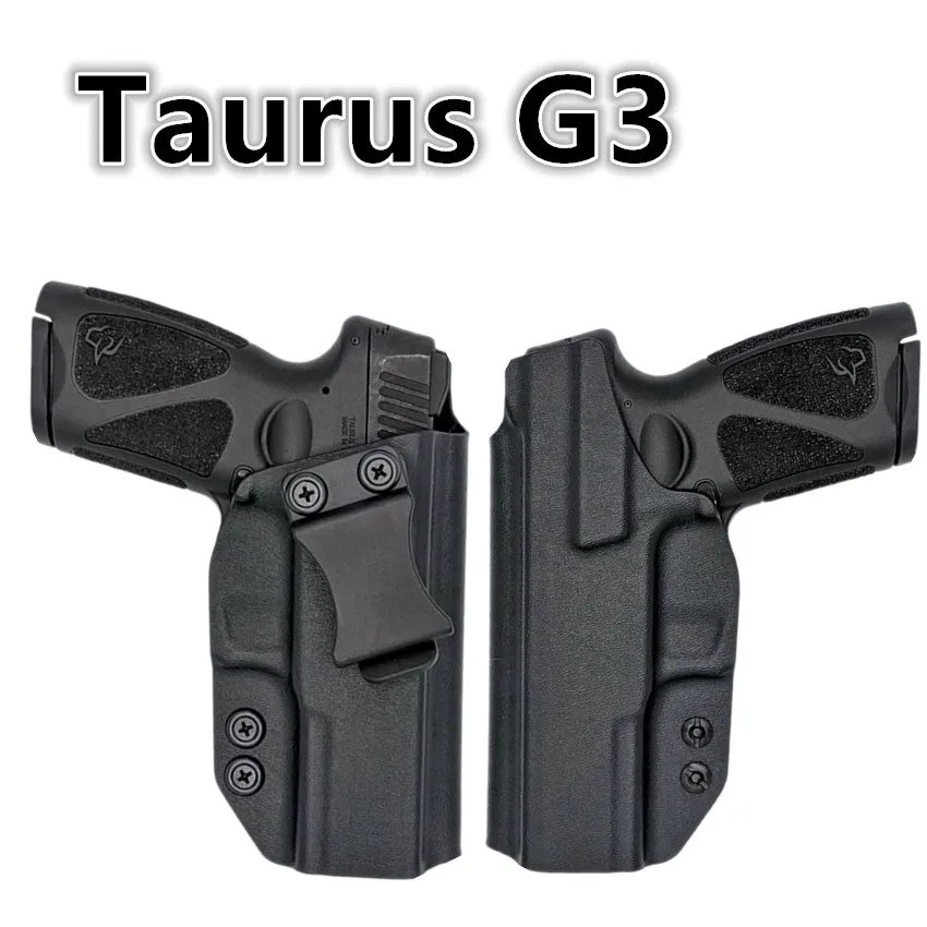 Kydex Internal Holster For Taurus G3 Full G3C 9mm Magazine holders Inside Waistband Concealed Metal Clip Carry Flap Accessories