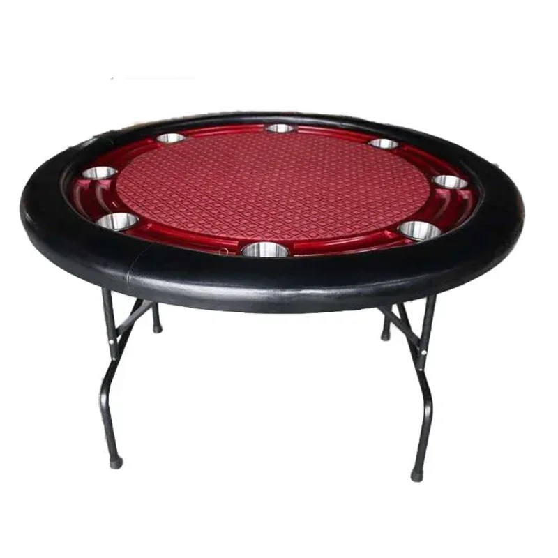 Customized luxury foldable game hollow base texas holden em poker table