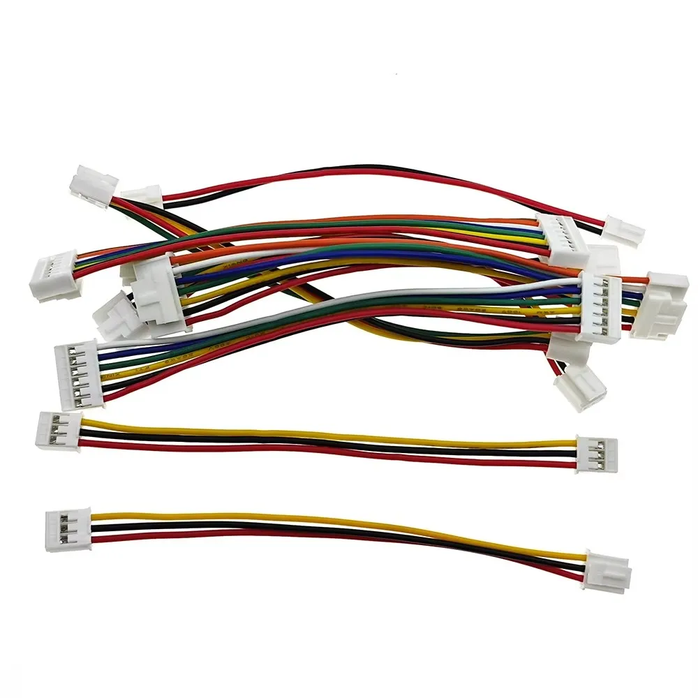 10Pcs 26AWG HY 2.0mm Pitch 2/3/4/5/6/7/8/9/10 Pin Harness Cable 10/20/30cm Single/Double Head Same Direction / Reverse Direction
