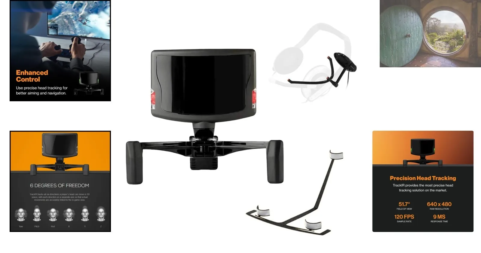 TrackIR 5 Head Tracking System with TrackClip PRO