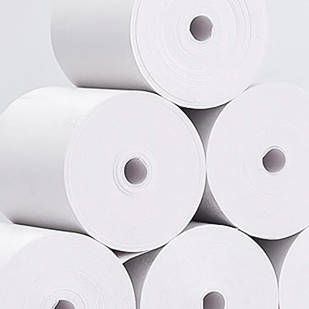 

50Pcs Thermal Paper Rolls Heat-Sensitive Pos Receipt Paper Fast Print Roll for Cash Register Retail Use