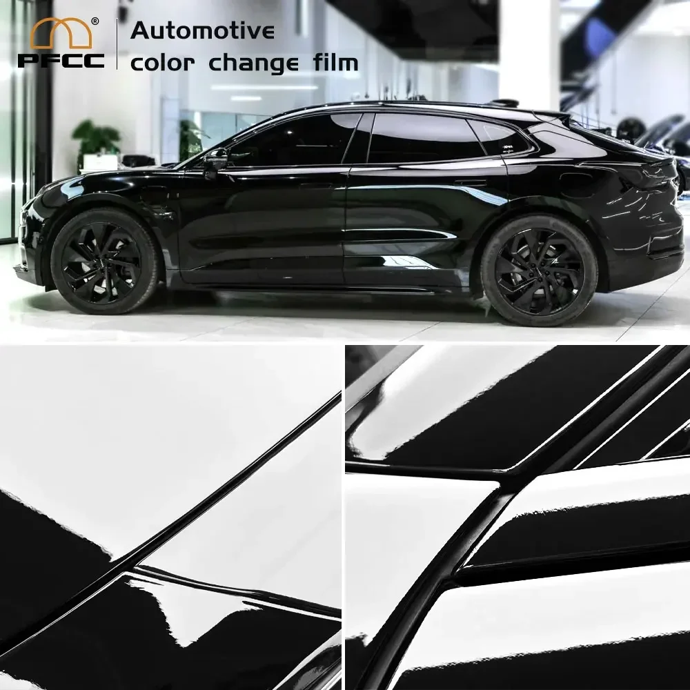 PFCC Car Color Changing Film For Tesla Model S 2021-23 PVC Decal Anti-Scratch Vinyl Film Auto Body Color Change Cars Accessories