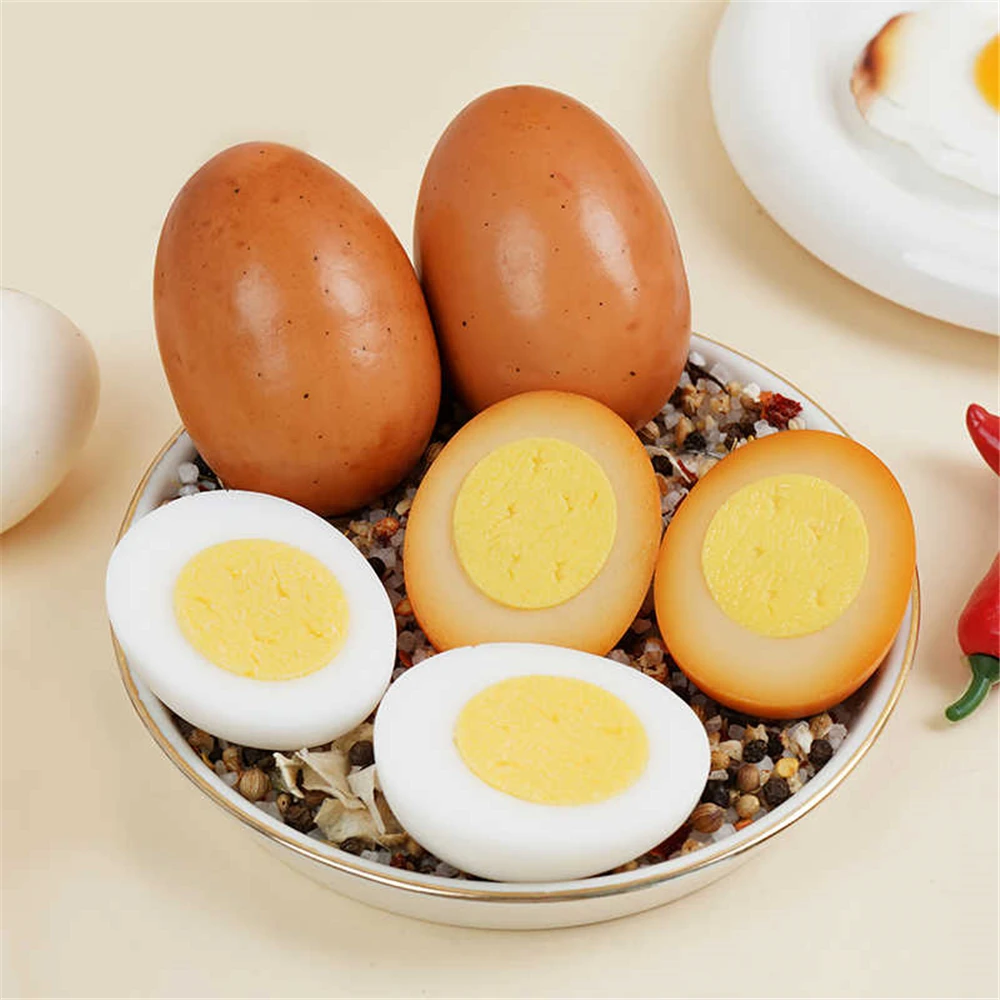 fake simulation food display props hotel restaurant store shop decoration artificial Boiled chicken Poached Fried egg model