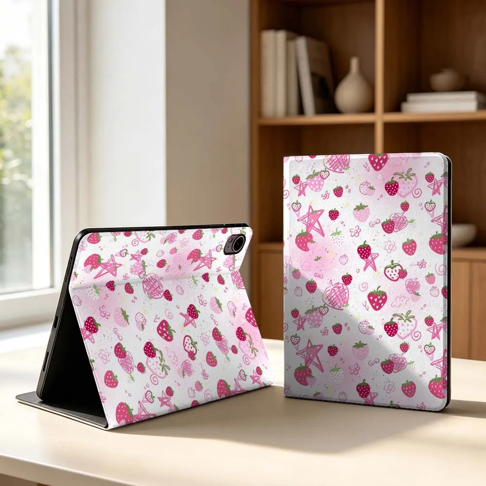 Little Strawberry For Honor Tab Magic Pad GT X9a 6 X9 X8A X8 V8 V7 9 V9 8 2 3 4 13.3 10 Pro Inch Tablet Case Gift
