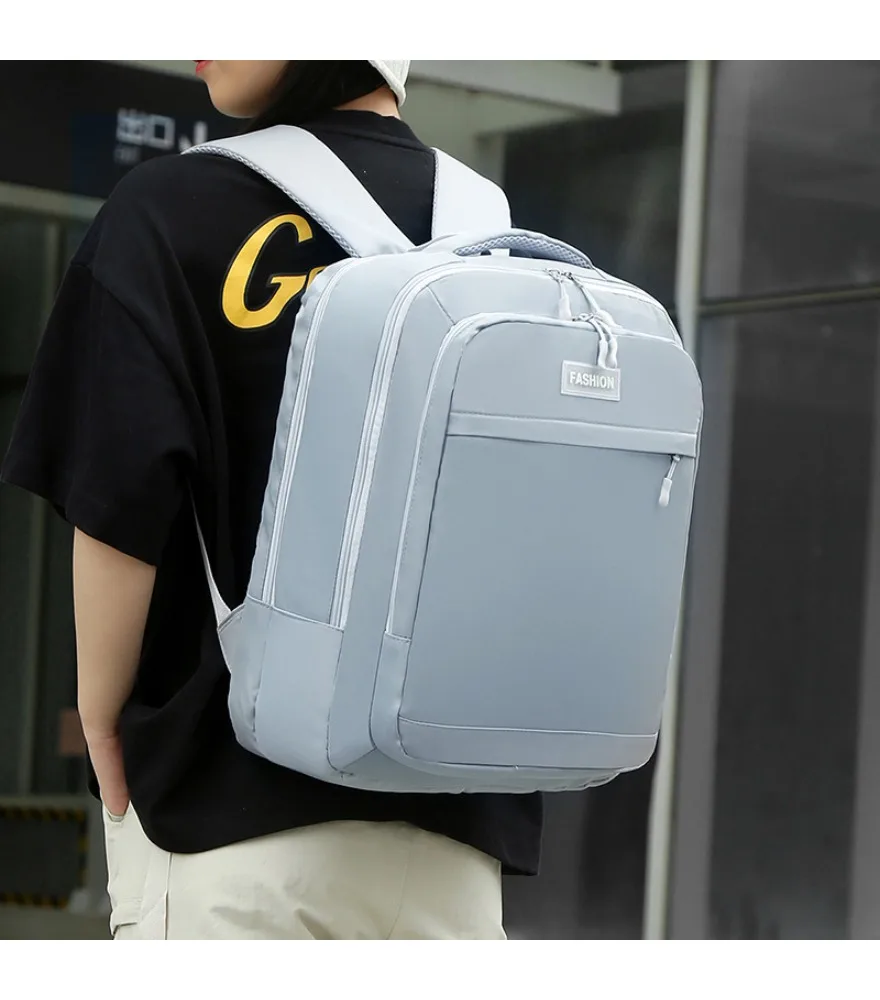 

Large capacity outdoor travel backpack student schoolbag men's backpack business computer bag USB multi-compartment