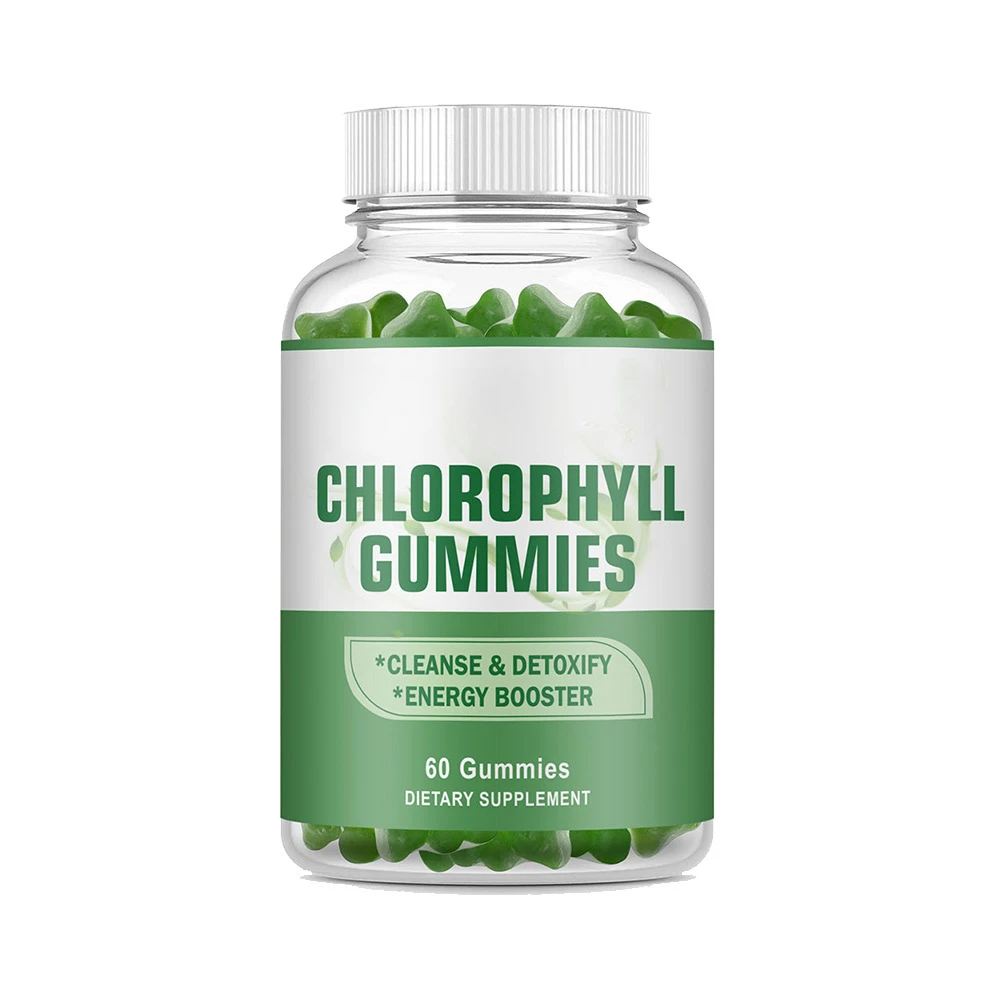 1 bottle of chlorophyll gummies promotes hemoglobin production beautifies and nourishes supplements nutrition promotes digestion