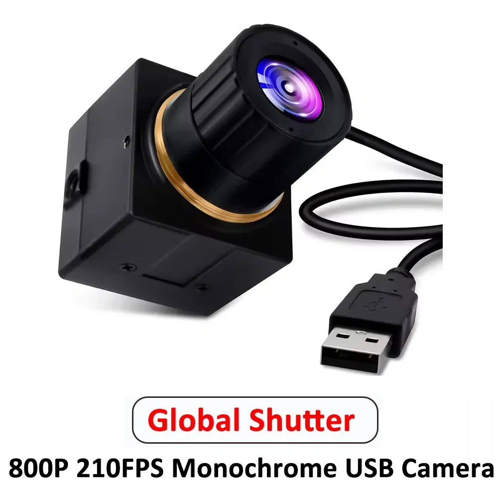 SVPRO 120fps 210fps Global Shutter USB Camera 800P Monochrome High Speed Mini Webcam 1MP OV9281 Sensor Industrial Camera
