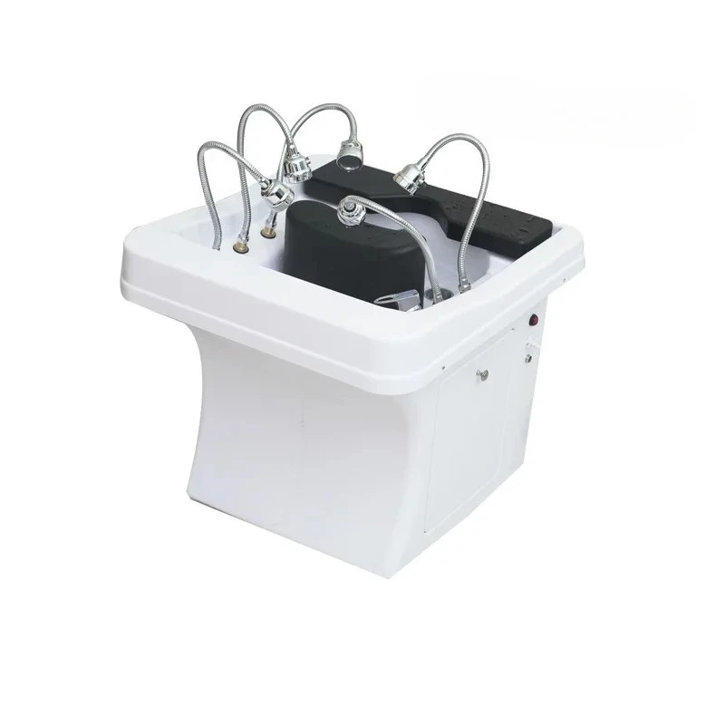 Mobile head therapy basin portable water circulation constant temperature fumigation without connecting to water spa beauty