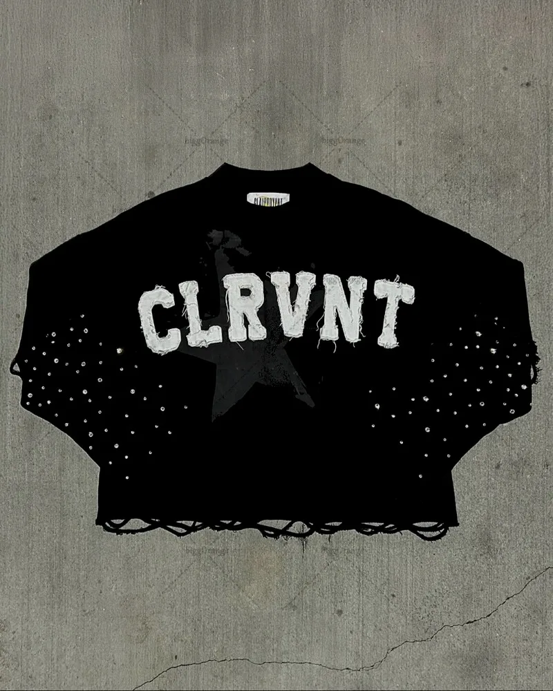 

2025 Hip-hop Harajuku Retro Loose Washing Denim Shorts Men Y2K Casual Rock High Street Trend Oversized Round Neck T-shirt Women