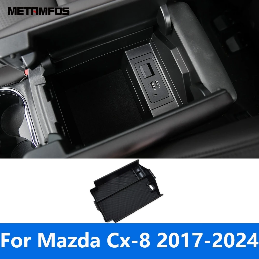 

Для Mazda Cx-8 Cx8 2017-2021 2022 2023 2024 центральная консоль подлокотник ящик для хранения лоток поддон органайзер держатель контейнер шкафчик