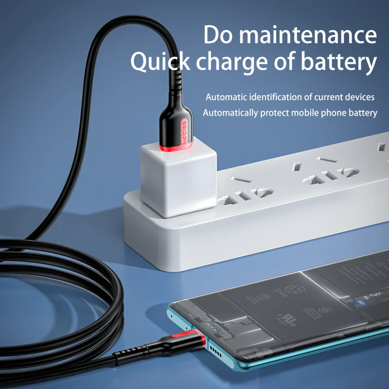 Кабель быстрой зарядки USB Type-C, 66 Вт, 6 А, 3 в 1, кабель Micro USB Для Huawei, Xiaomi Redmi POCO, аксессуары для быстрой зарядки, кабель USB C