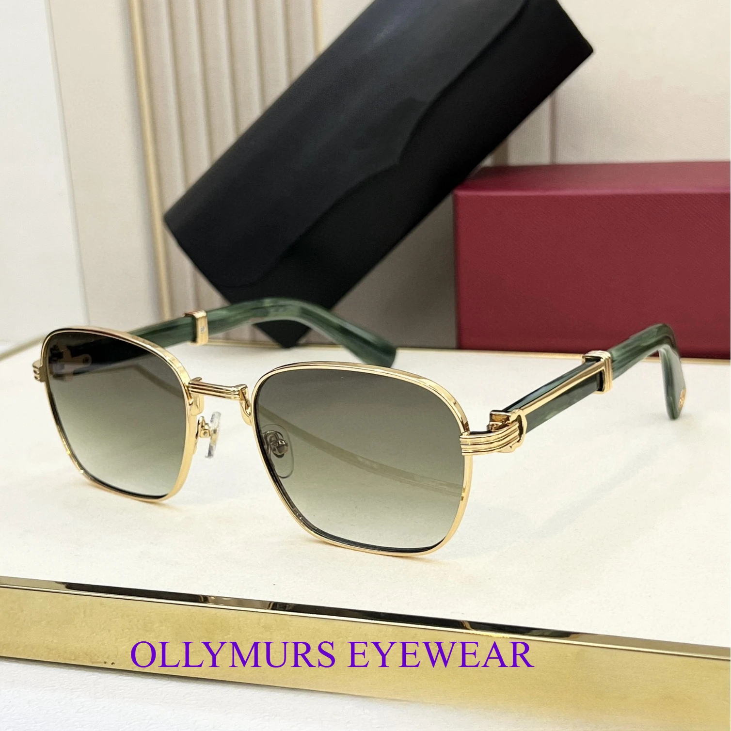 المصمم الأصلي CT0363 عبر الحدود جديد فاخر فو نظارات شمسية من الخشب موضة تنوعا ركاب الرجال واقية من الشمس النظارات الشمسية