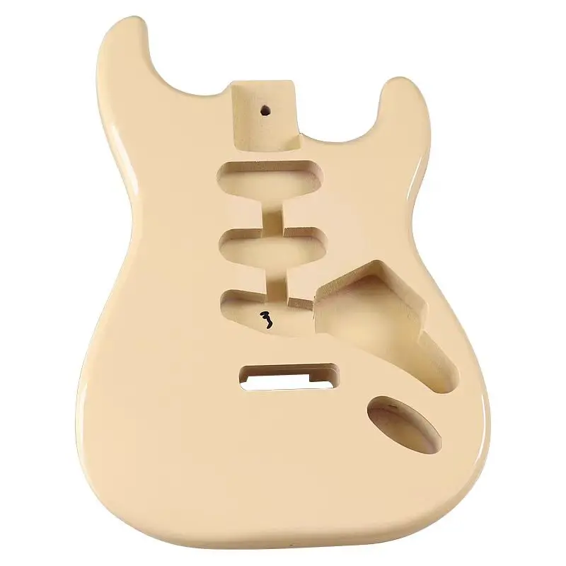 

Electric Guitar Instrument Body, Triple Cream, Yellow, High Quality