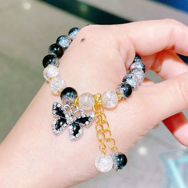 Chinesischen Stil Lotus Schmetterling Perlen Armbänder für Frauen Mode Grüne Perle Handgemachte Armbänder Exquisite Süße Schmuck Geschenke – Detail 24