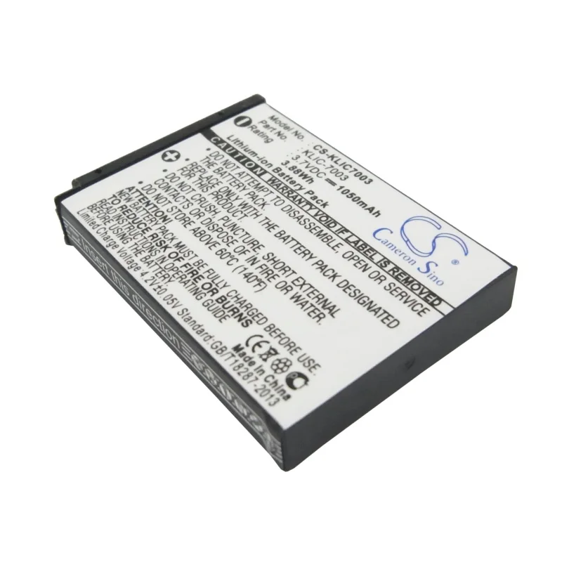 Li-ion Camera Battery for Kodak, 3.7V, 1050mAh, Compatible Models:  EasyShare M380, EasyShare M381
