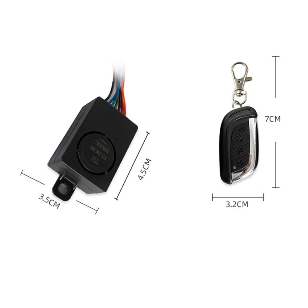 36-72V 125db E-bike Anti-theft Device Anti Lost Electric Scooter Bicycle Remote Control Detector Alarm