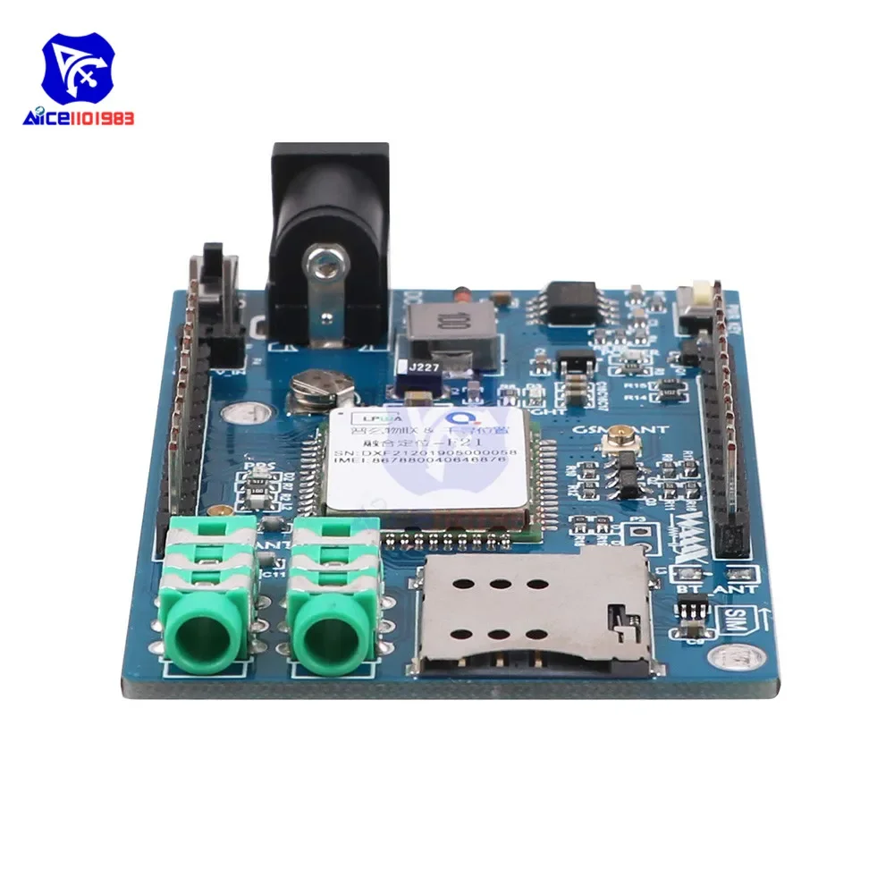 diymore A7 GSM GPRS GPS Module 3 in 1 Quad Band Support Voice SMS w/ Dual IPEX Antenna for Arduino STM32 51 Microcontroller MCU