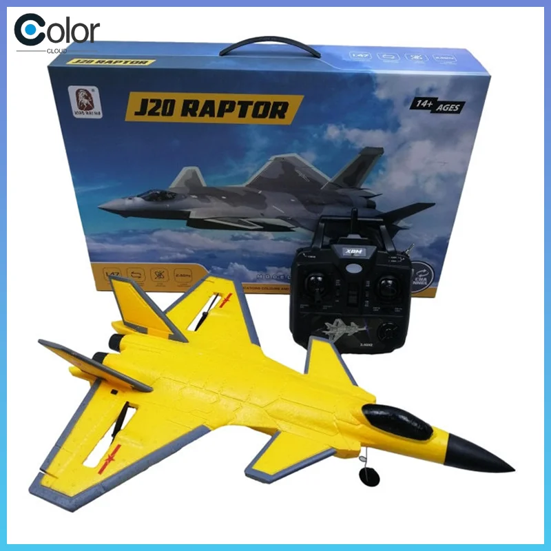 

J20 Fighter Bomber Bm20 Remote Control Foam Glider Aircraft Wifi Aerial Photography Fixed Wing Toy Plane Four Channel Airplane