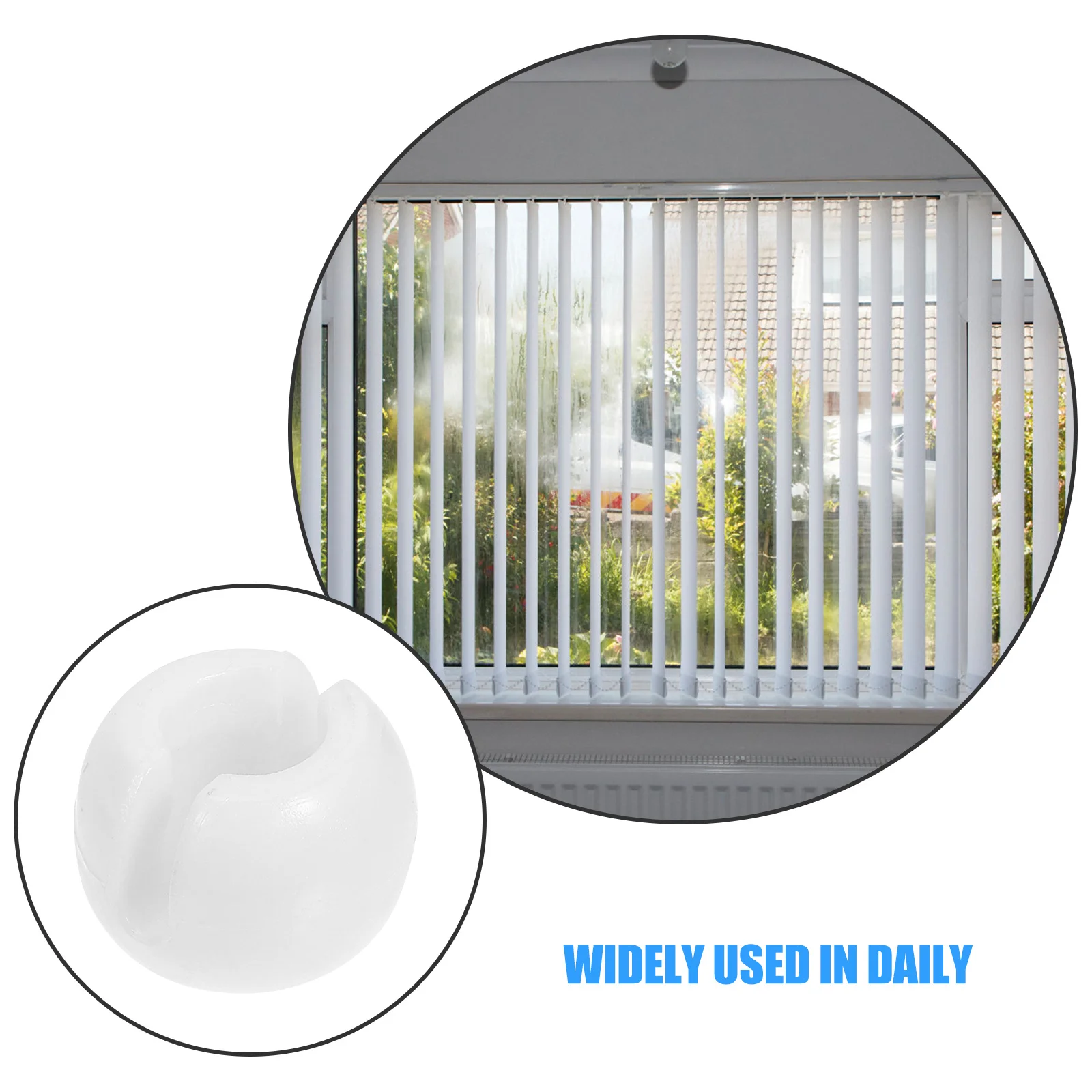 25 قطعة سلسلة الخرز بوم العمياء توقف تعزز الأداء منع ترهل صالح متعددة النوافذ المنزل مطرز سلسلة تجعيد توقف #2