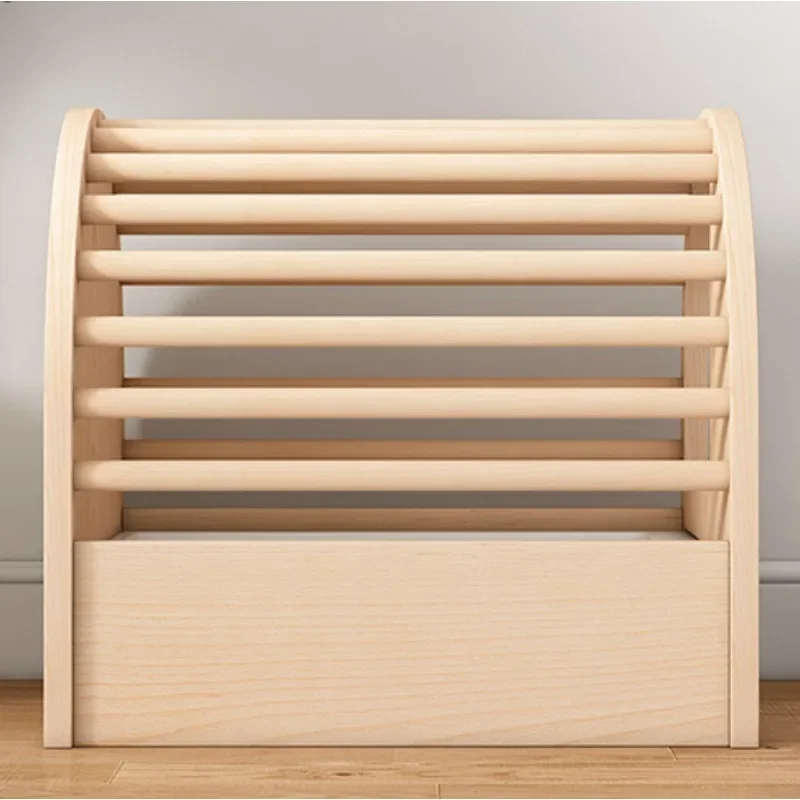 Large Solid Wood Cat Litter Box Semi-enclosed Drawer Cat Toilet Multi-functional Pet Cat Bed Hollow Design Not Stuffy