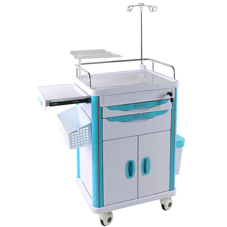 Reliable Cheap High Quality Abs Plastic Multifunctional Anesthesia Trolley