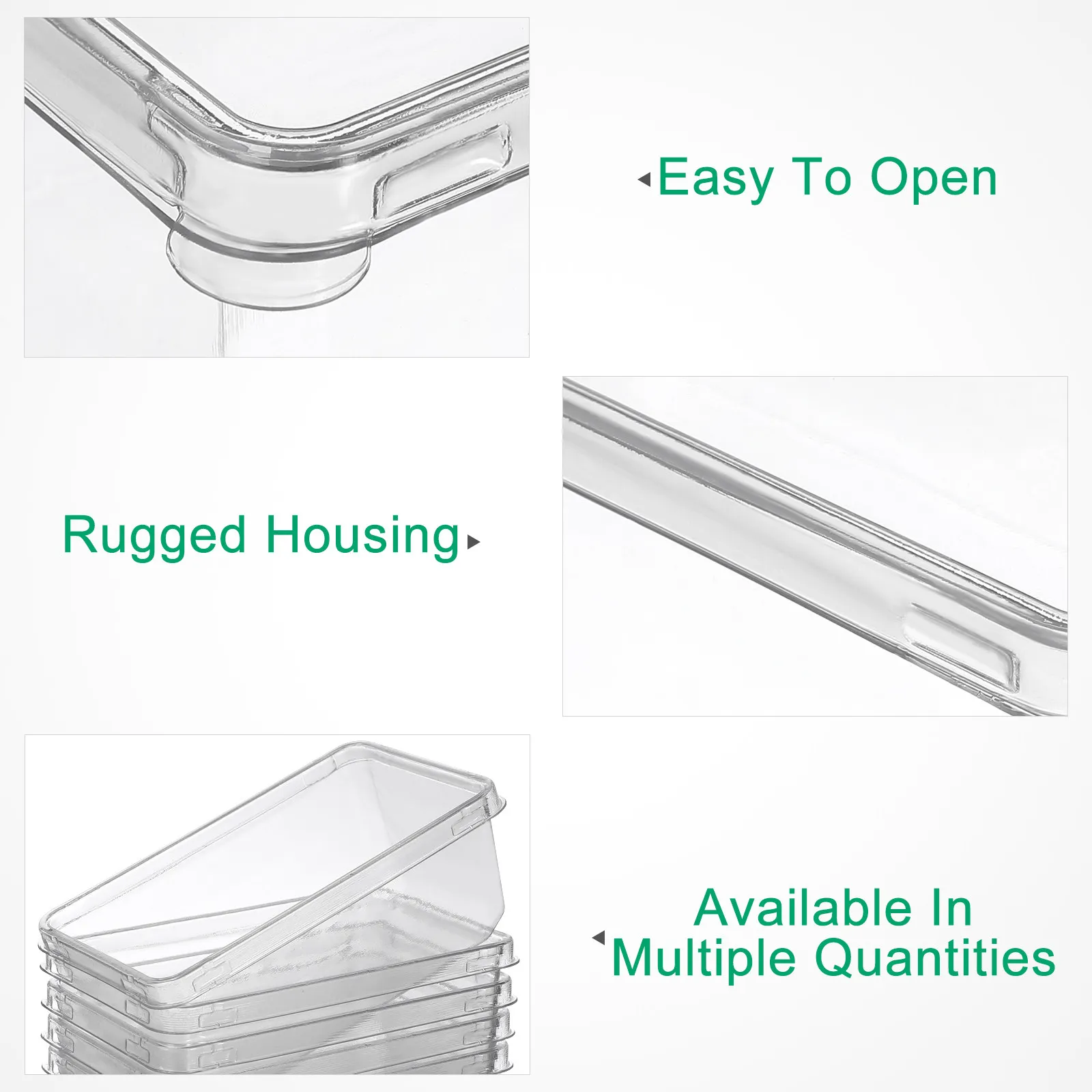 

10pcs Transparent Cake Boxes Bakery Food Dessert Storage Boxes Portable Cupcake Tiramisu Wrapping Boxes Wedding Birthday favor