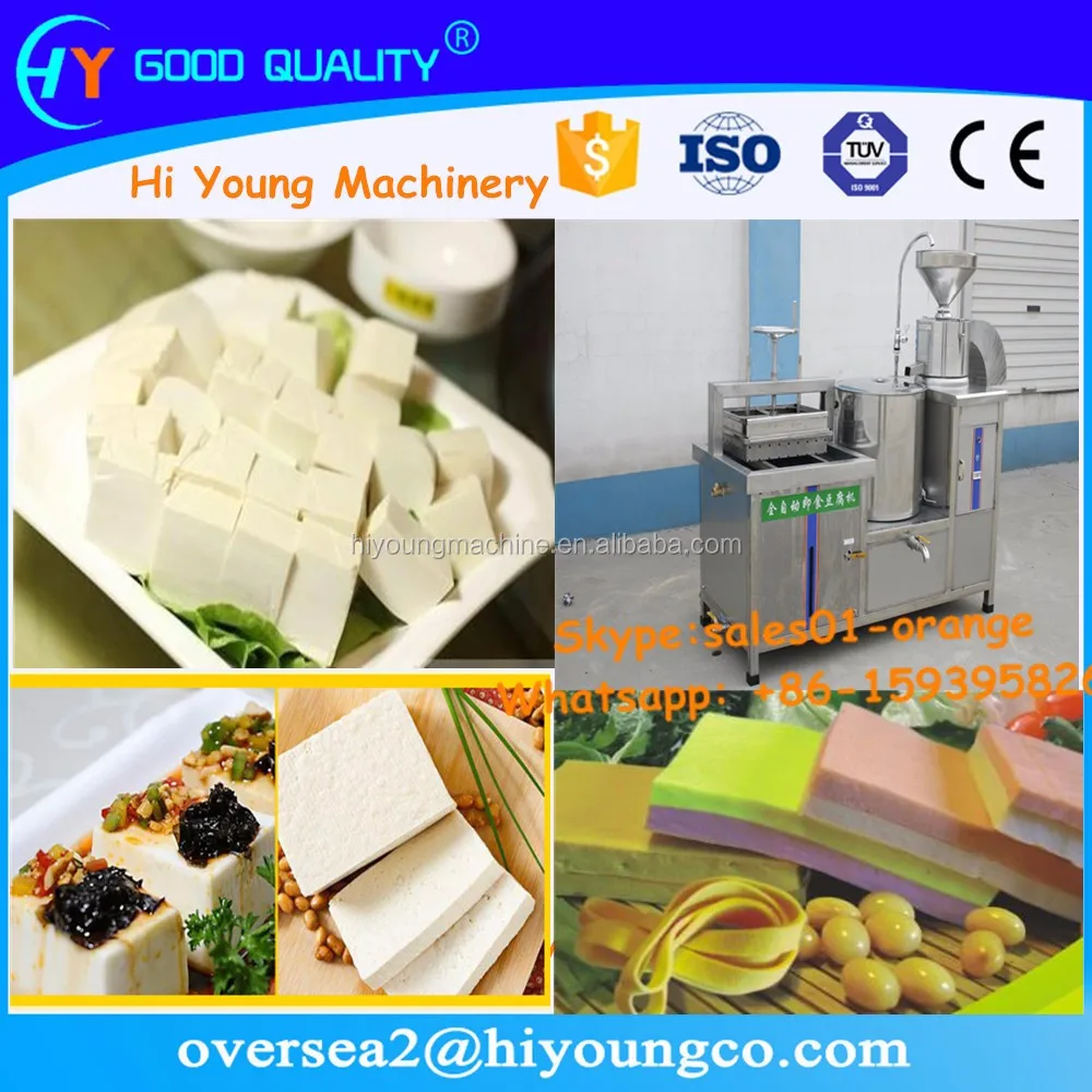 Automatic Tofu Making Machine/ Colorful Commercial Soy Milk Tofu Making Machine