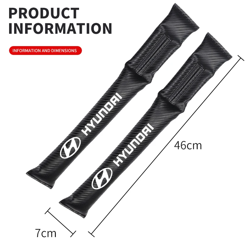 مقعد السيارة الفجوة حشو مقاعد السيارات تسرب وقف الوسادة الجلود تسرب منصات التوصيل فاصل لشركة هيونداي توكسون أكسنت إلنترا سانتا في ix25 ix35 #6