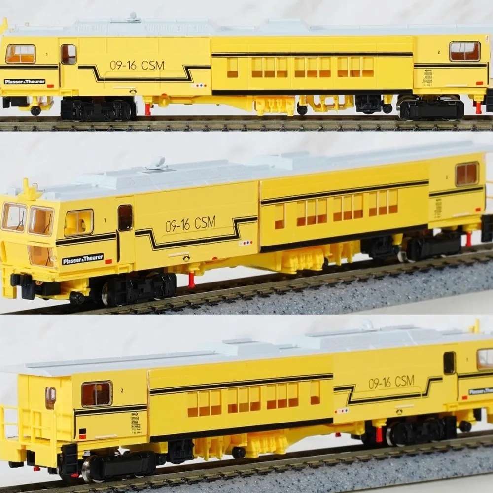 N-نوع 1/160 نموذج قطار السكك الحديدية لودر أطفال بالريموت كنترول متعددة الوظائف آلة الدك الأصفر 4787 قطار مجموعة الصبي لعبة هدية #2