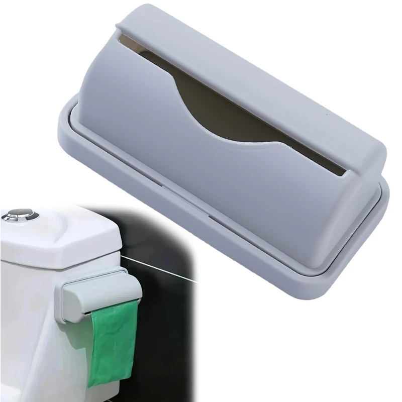 Space Saving Storage Box Wall Mounted Trash Bag Dispenser Kitchen Bathroom Storage Organizer Home Organization Accessory