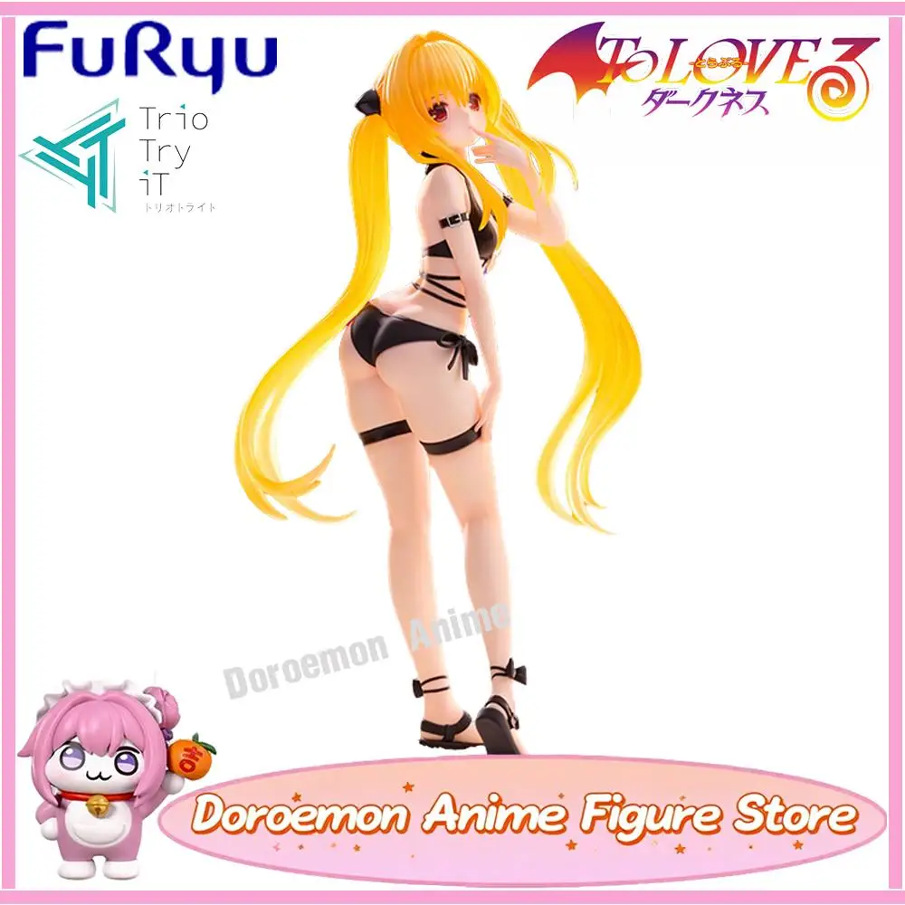 

Предварительный заказ Furyu Original To Loveru Darkness Konjiki No Yami Kawaii аниме бикини фигурки девочек Коллекционная модель игрушки подарки