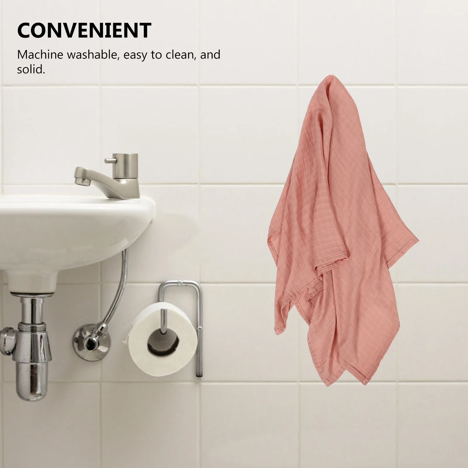 

Newborn Baby Blanket Double Layer Pink Swaddle Toddler Receiving Infant Breathable Soft Blankets Comfortable Newborn Swaddle