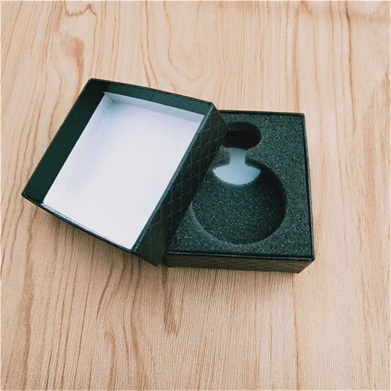1pc Black Pocket Watch Box Gift Case Retro Watch Storage Display Box （not include watch）